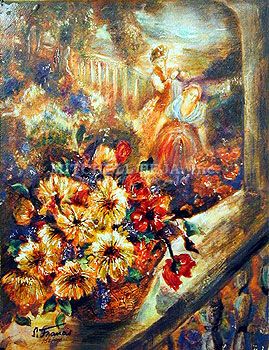 Sevitt Francis Limited Edition Serigraph on Paper:"Golden Glory"