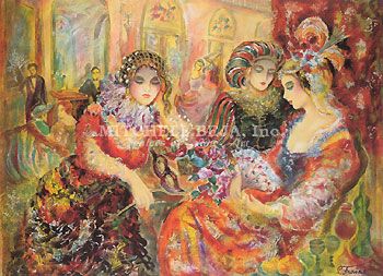 Sevitt Francis Limited Edition Serigraph on Paper:"Party Time"