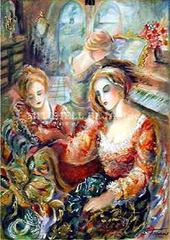 Sevitt Francis Limited Edition Serigraph on Paper:"Strings of Music"