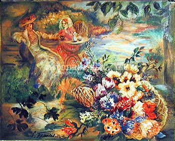 Sevitt Francis Limited Edition Serigraph on Paper:"Sunny Day"