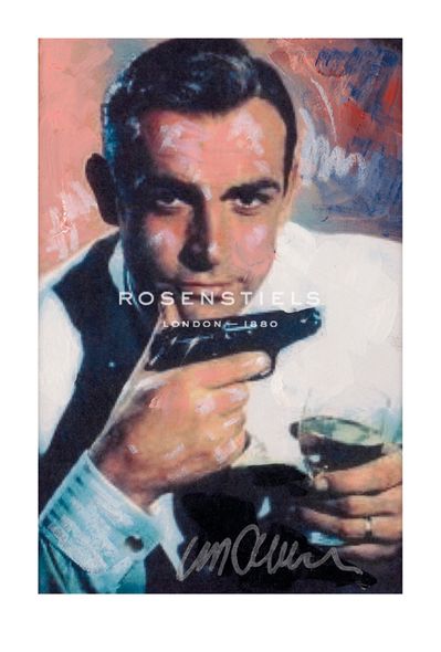 Sidney Maurer Hand Numbered Limited Edition Print on Paper :"Shaken, Not Stirred"