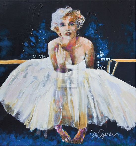 Sidney Maurer Limited Edition Gouttelette Print on Paper:"Iconic Reflections"