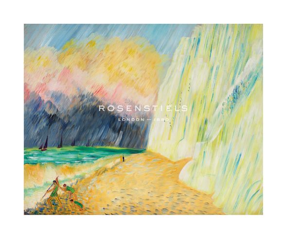 Sigrid Hjerten Hand Numbered Limited Edition Print on Paper :"Chalk Cliffs"