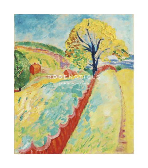 Sigrid Hjerten Hand Numbered Limited Edition Print on Paper :"The Red Fence, Granna"