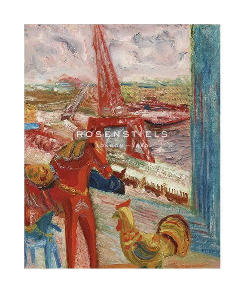 Sigrid Hjerten Hand Numbered Limited Edition Print on Paper :"View over Stadsgarden and Gamla Stan"