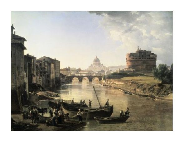 Silvestre Chedrin Fine Art Open Edition Gicl&eacute;e:"Rome, Castel San Angelo"