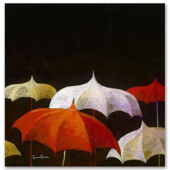 Simon Bull Limited Edition 12 x 12 giclee:"Chit Chat"