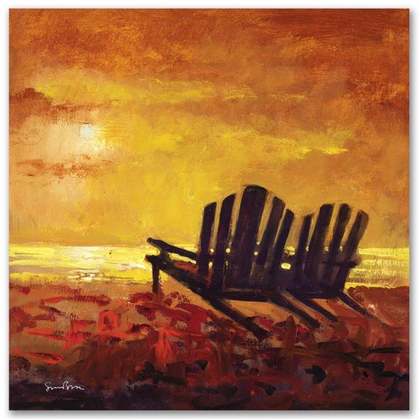 Simon Bull Limited Edition 20 x 20 giclee:"Contentment"