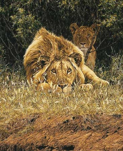 Simon Combes Limited Edition Artist's Proof Print:"The Hypnotist"