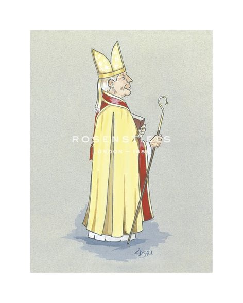 Simon Dyer Hand Numbered Limited Edition Print on Paper :"The Bishop"