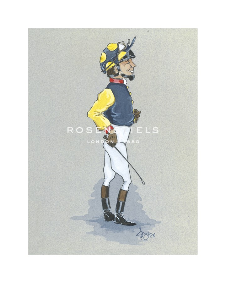 Simon Dyer Hand Numbered Limited Edition Print on Paper :"The Jockey"