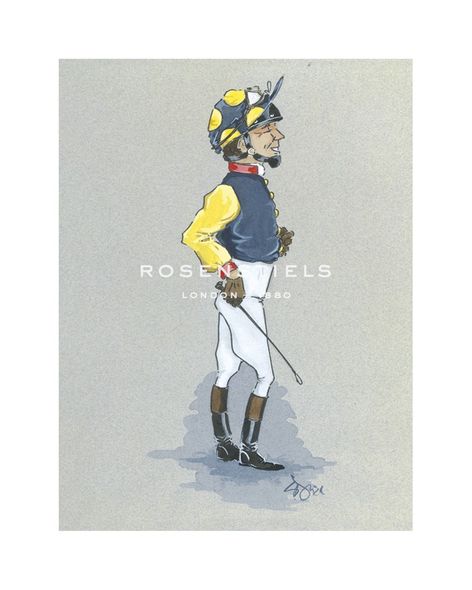 Simon Dyer Hand Numbered Limited Edition Print on Paper :"The Jockey"