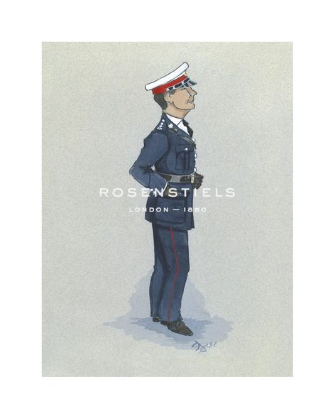 Simon Dyer Hand Numbered Limited Edition Print on Paper :"The Marine Officer"
