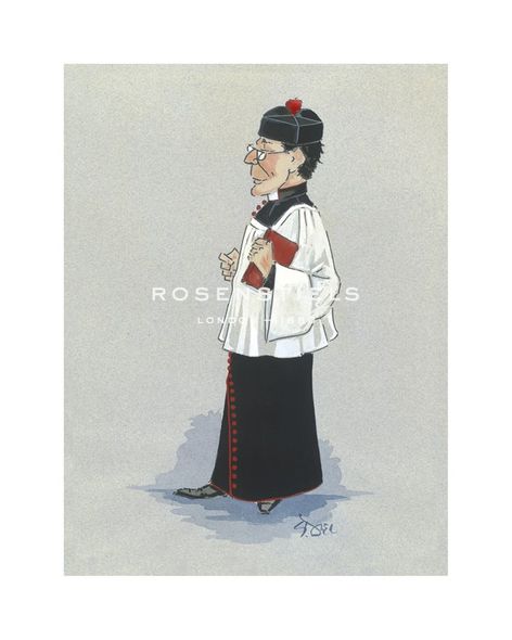 Simon Dyer Hand Numbered Limited Edition Print on Paper :"The Monseignor"