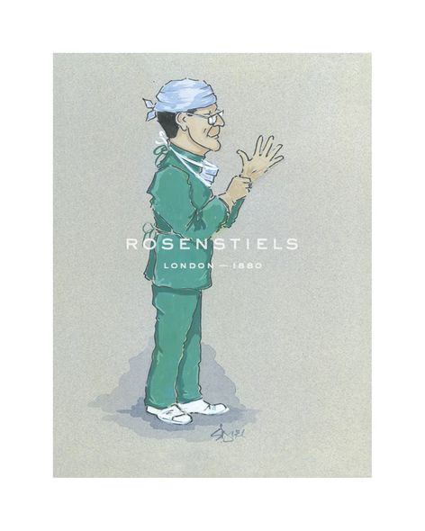 Simon Dyer Hand Numbered Limited Edition Print on Paper :"The Surgeon"