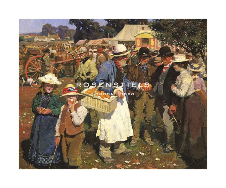 Sir Alfred Munnings Hand Numbered Limited Edition Print on Paper :"A Gala Day"