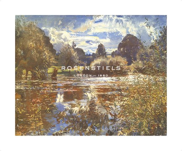 Sir Alfred Munnings Hand Numbered Limited Edition Print on Paper :"The Full River"