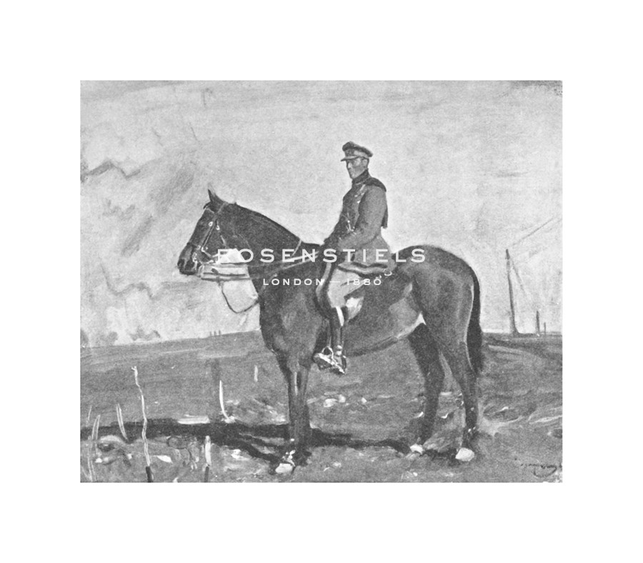Sir Alfred Munnings Hand Numbered Limited Edition Print on Paper :"The Portrait of Warrior"