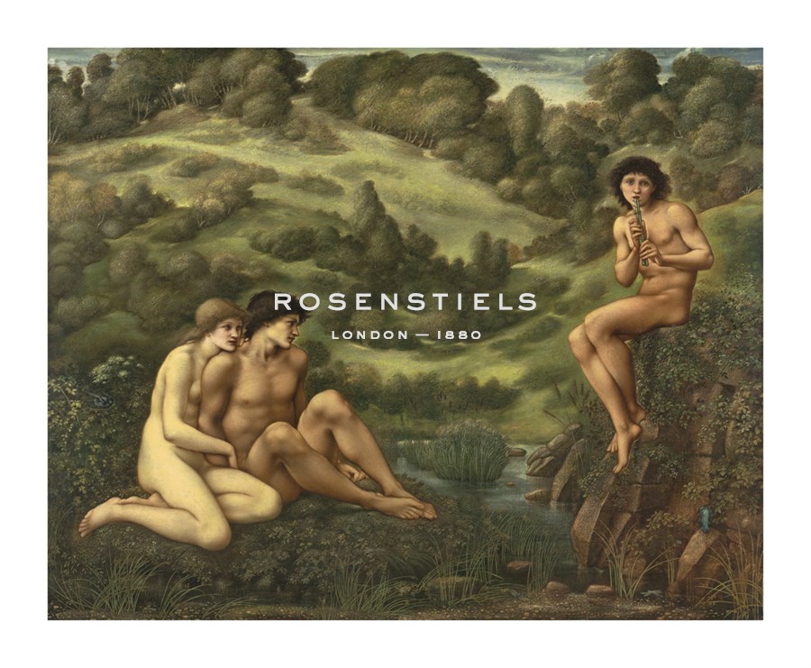 Sir Edward Burne-Jones Hand Numbered Limited Edition Print on Paper :"Garden of Pan"