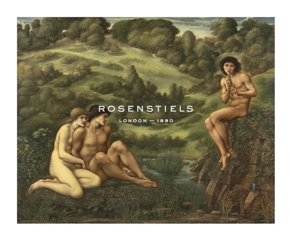 Sir Edward Burne-Jones Hand Numbered Limited Edition Print on Paper :"Garden of Pan"