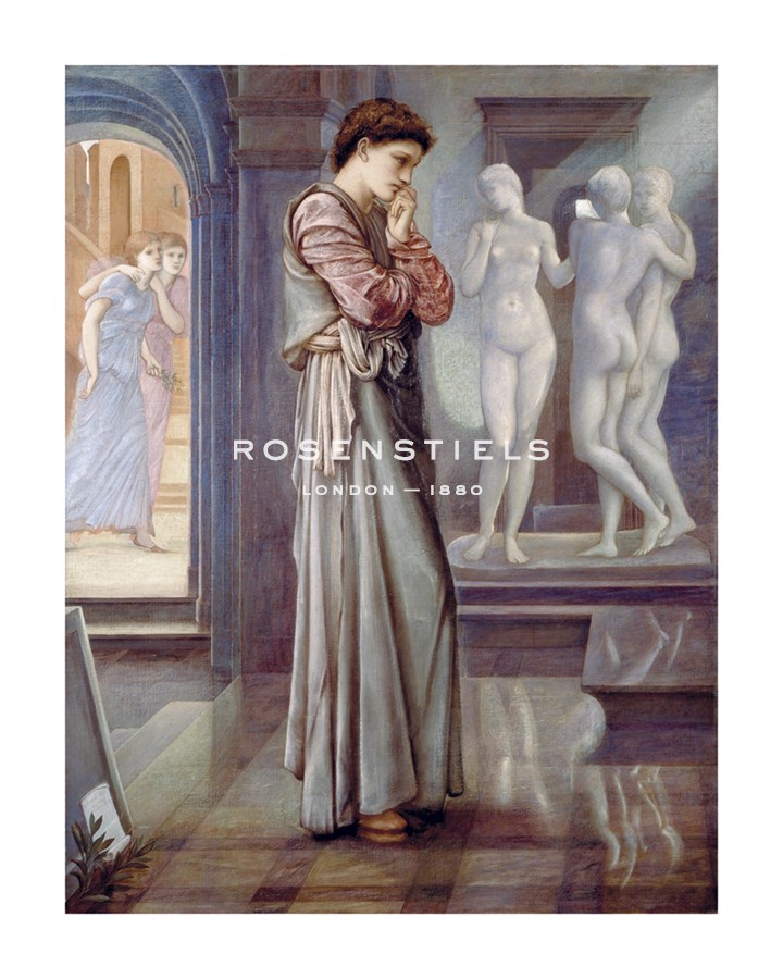 Sir Edward Burne-Jones Hand Numbered Limited Edition Print on Paper :"Pygmalion and the Image - The Heart Desires"