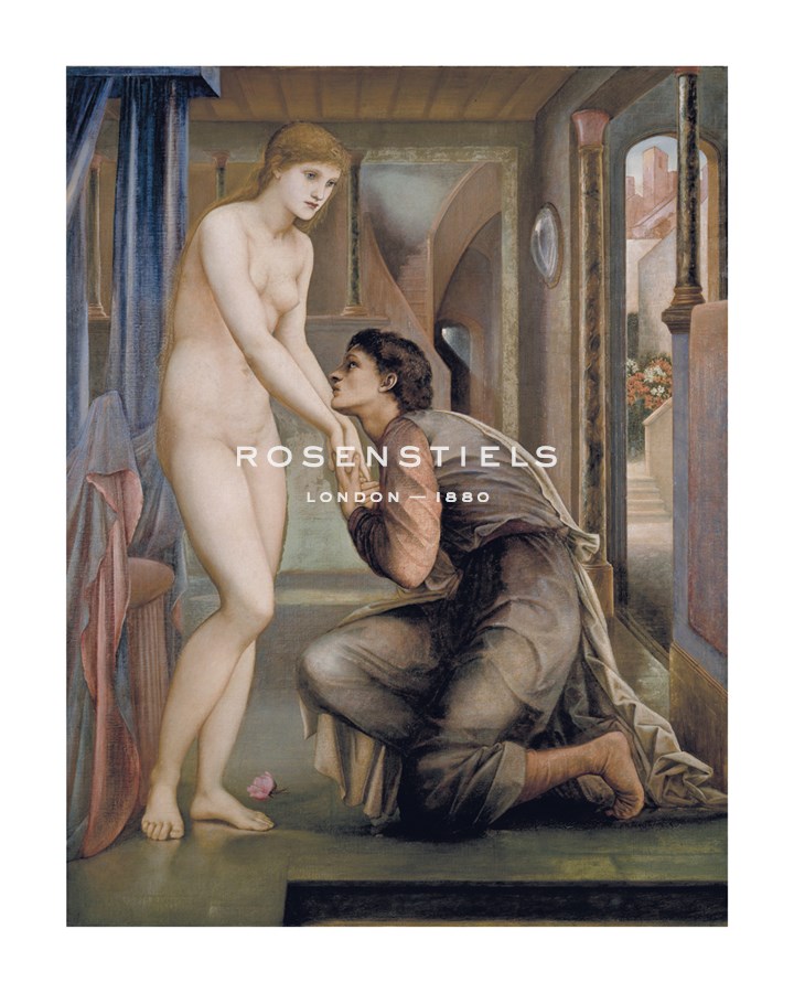Sir Edward Burne-Jones Hand Numbered Limited Edition Print on Paper :"Pygmalion and the Image - The Soul Attains"