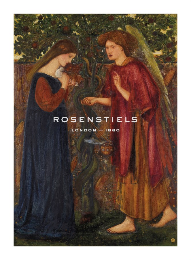 Sir Edward Burne-Jones Hand Numbered Limited Edition Print on Paper :"The Annunciation"