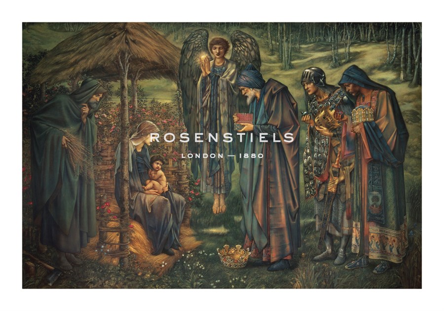Sir Edward Burne-Jones Hand Numbered Limited Edition Print on Paper :"The Star of Bethlehem"