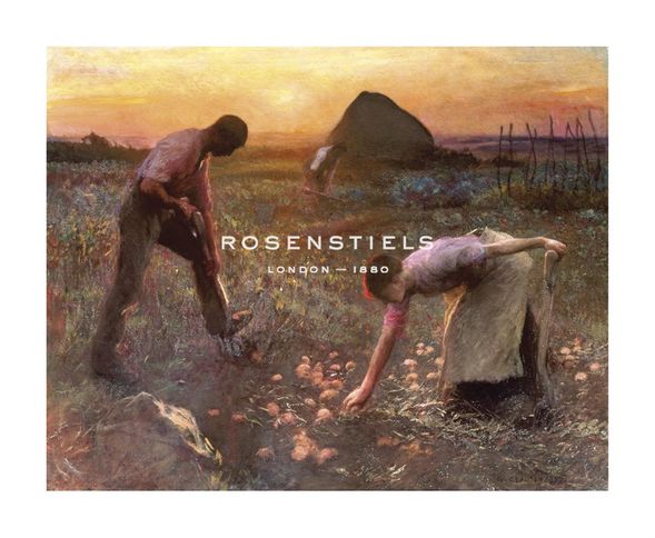 Sir George Clausen Hand Numbered Limited Edition Print on Paper :"The Allotment Garden"
