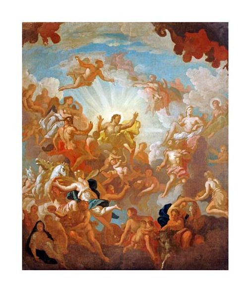 Sir James Thornhill Fine Art Open Edition Gicl&eacute;e:"Prometheus Stealing Fire from the Gods"