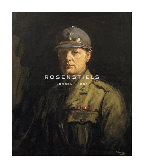 Sir John Lavery Hand Numbered Limited Edition Print on Paper :"Churchill in His Uniform as Colonel of the 6th Battalion, the Royal Scots Fusiliers"
