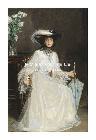 Sir John Lavery Hand Numbered Limited Edition Print on Paper :"Lady Evelyn Farquhar"