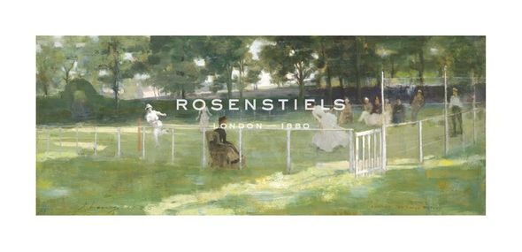 Sir John Lavery Hand Numbered Limited Edition Print on Paper :"Sketch For "The Tennis Party""