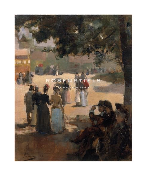 Sir John Lavery Hand Numbered Limited Edition Print on Paper :"Sunlight And Shade"