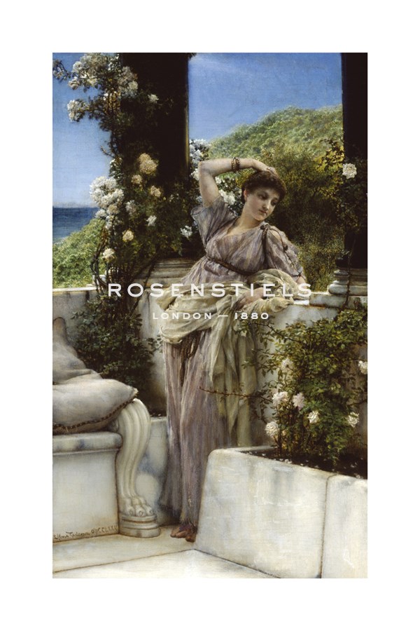 Sir Lawrence Alma-Tadema Hand Numbered Limited Edition Print on Paper :"Thou Rose Of All Roses"
