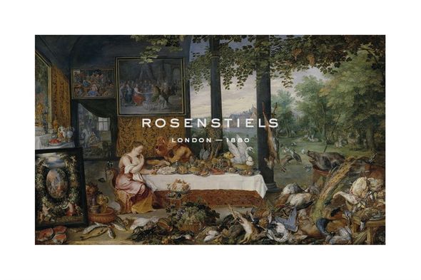 Sir Peter Paul Rubens Hand Numbered Limited Edition Print on Paper :"The Five Senses - Taste"