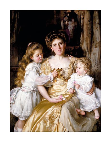 Sir Thomas Kennington Hand Numbered Limited Edition Print on Paper :"A Mother's Love"