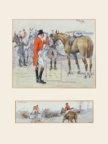 Snaffles Hand Numbered Limited Edition Print on Paper :"A Hell of a Feller"