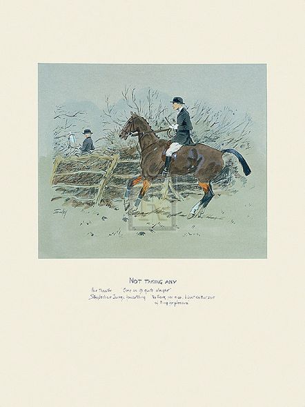 Snaffles Hand Numbered Limited Edition Print on Paper :"Not Taking Any"