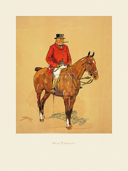 Snaffles Hand Numbered Limited Edition Print on Paper :"Old Tawney"