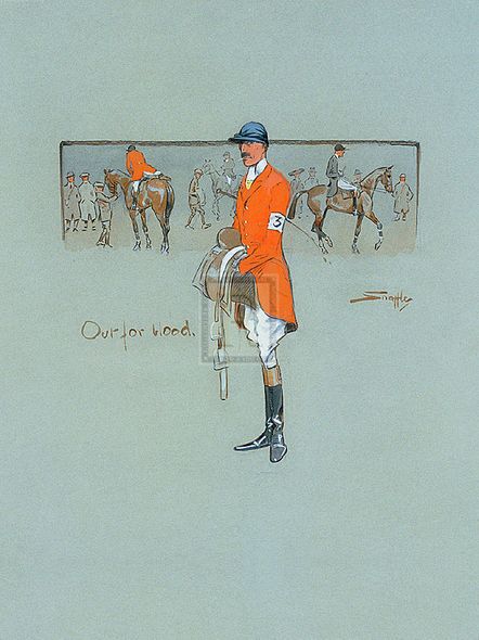 Snaffles Hand Numbered Limited Edition Print on Paper :"Out For Blood"