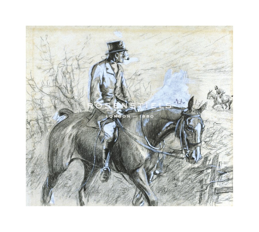 Snaffles Hand Numbered Limited Edition Print on Paper :"Tally-Ho Back"