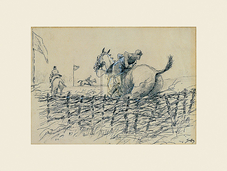 Snaffles Hand Numbered Limited Edition Print on Paper :"The Remount"