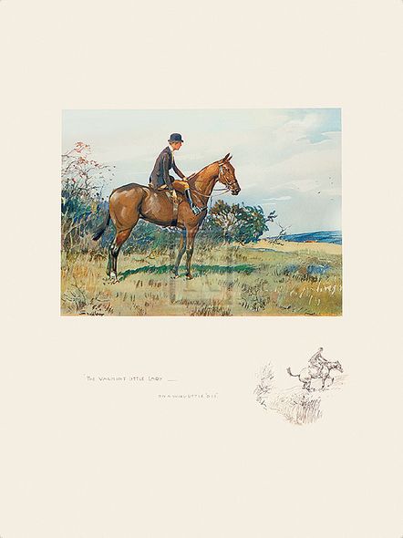 Snaffles Hand Numbered Limited Edition Print on Paper :"The Varmint Little Lady"