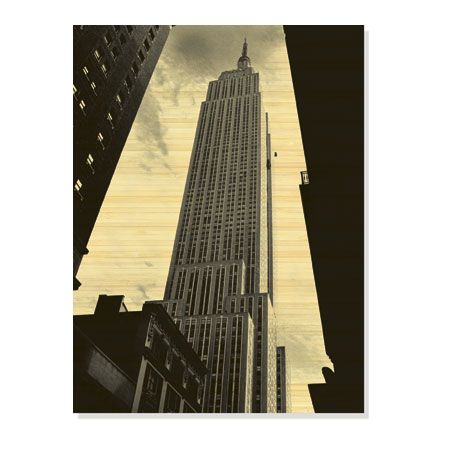 Sondra Wampler Limited Edition Ready to Hang Giclee on Sustainable Bamboo: "Empire I"