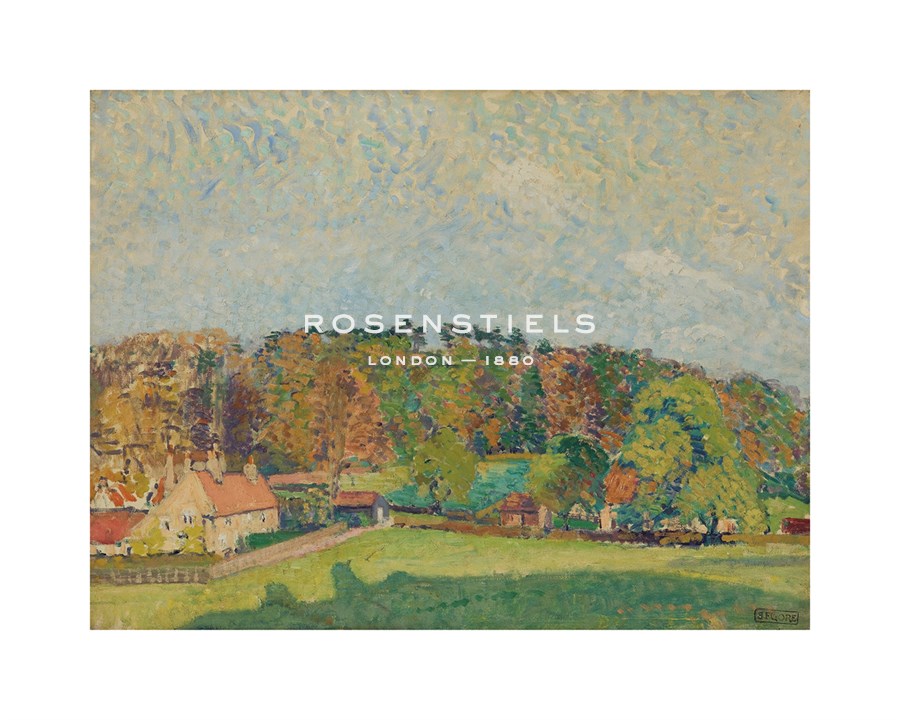 Spencer Frederick Gore Hand Numbered Limited Edition Print on Paper :"Autumn, Sussex, c.1907"