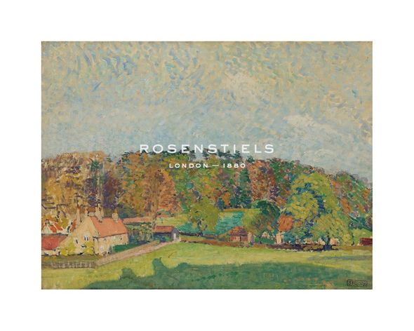 Spencer Frederick Gore Hand Numbered Limited Edition Print on Paper :"Autumn, Sussex, c.1907"
