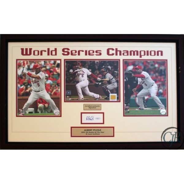 Sports Memorabilia Hand Signed Photograph:"Albert Pujols"