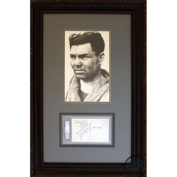 Sports Memorabilia Hand Signed Photograph:"Jack Dempsey"