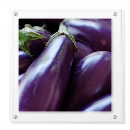 Stacy Bass Limited Edition Ready to Hang Giclee on Clear Acrylic: "Eggplant"